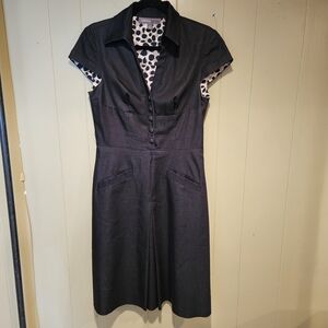 Donna Ricco Elegant Black Sleeveless Dress | Women’s Size 4,